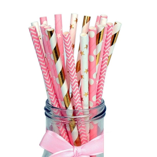 Pailles en papier 25 pièces 3