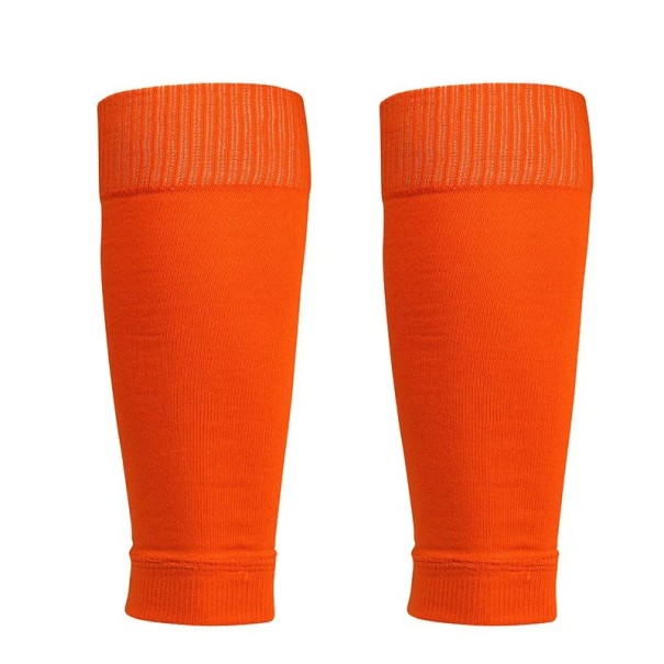 Pair of Sports Football Socks for Adults 37-44 EUR Breathable Quick-Drying Cotton Elastic Socks orange