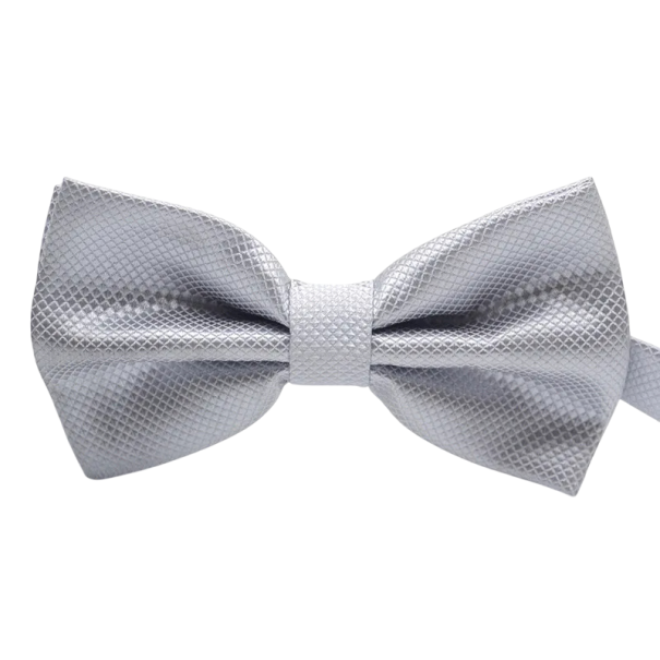 Pajarita elegante para hombre Pajarita formal Tamaño ajustable Accesorio elegante para bailes, bodas y eventos formales Diseño clásico y moderno gris claro