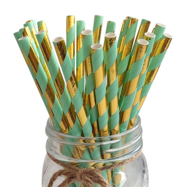Pajitas navideñas 25 uds C602 1