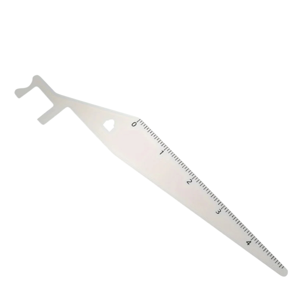 Pákový nástroj na otevírání dveří a práci se zámkem 20 cm pružinová ocel s měřítkem pro servis a opravy zámků 1