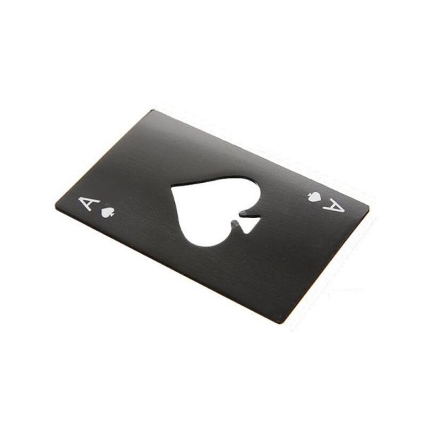 Palacknyitó kártya alakú fekete