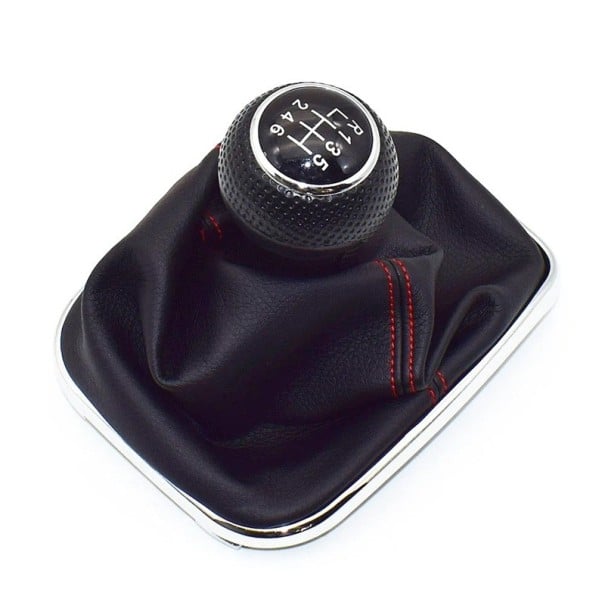 Palanca de cambios con funda para Volkswagen VW Golf 4 IV MK4 GTI R32 Bora Jetta, diámetro del orificio 23 mm, transmisión manual negro