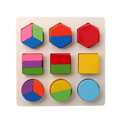 Palapeli - Geometriset muodot 3