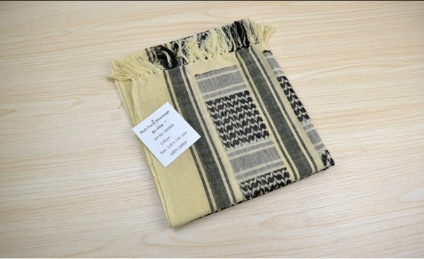 Palestiinalainen huivi - 100 % puuvillaa beige