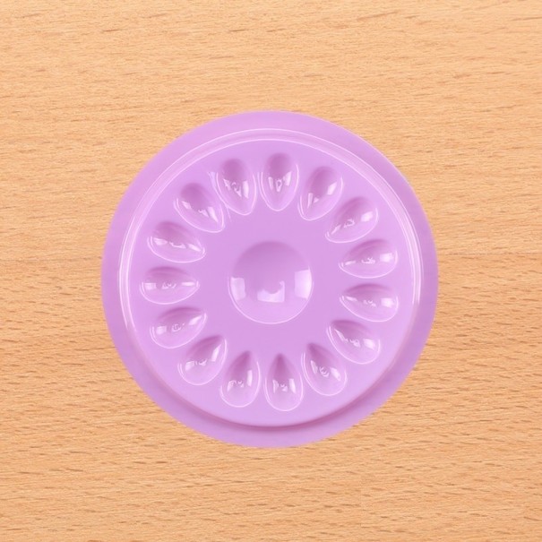 Paleta de pegamento para pestañas 20 uds P3309 morado