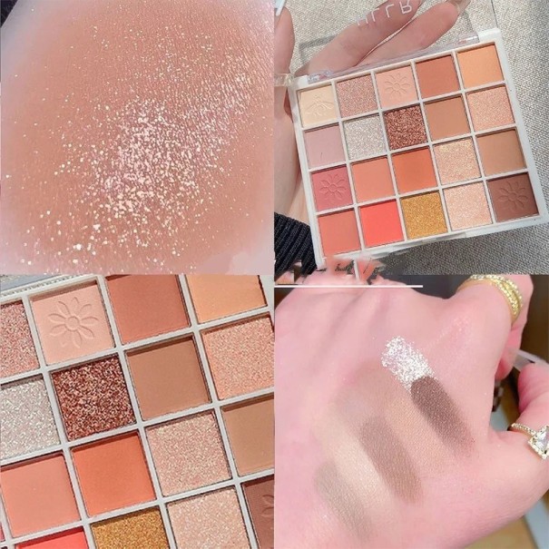 Paleta de sombras de ojos con purpurina V194 1
