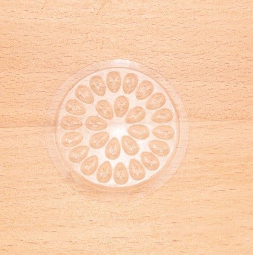 Paletka na lepidlo na riasy číra 50 ks