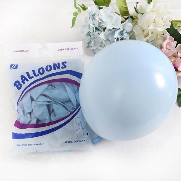 Palloncini pastello 30 pz blu S