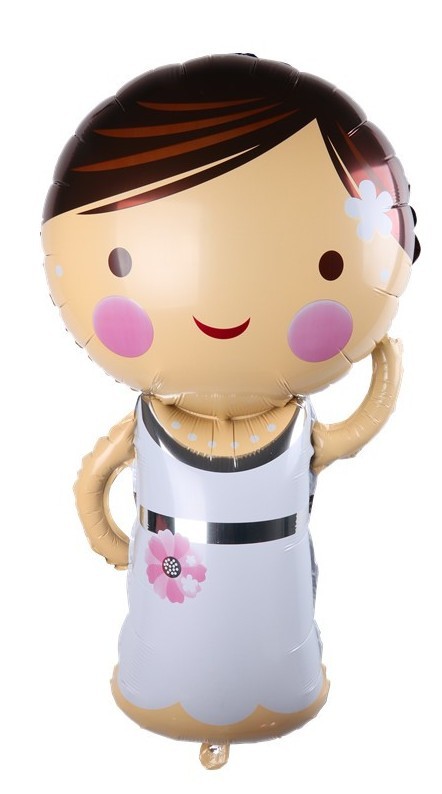 Palloncini per la celebrazione del matrimonio - Sposa e Sposo sposa