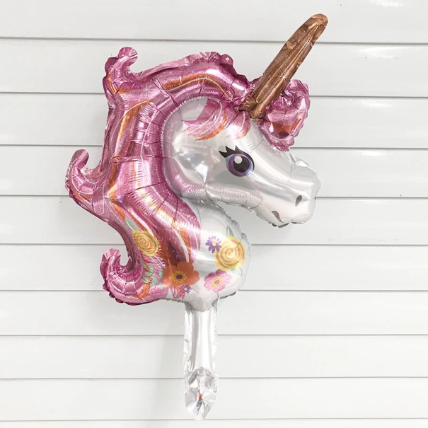 Palloncino a forma di unicorno J1654 rosa