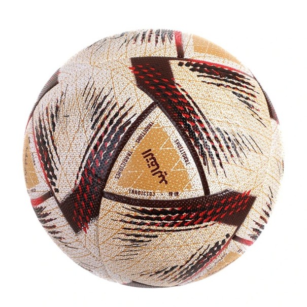 Pallone da calcio senza cuciture taglia 5 materiale PU Alta qualità e resistenza all'usura Pallone da allenamento professionale per tutte le superfici giallo