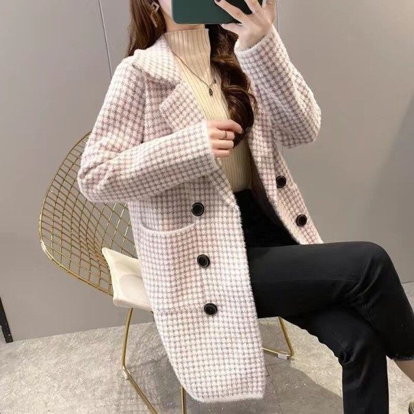 Palton de dama P2249 roz L