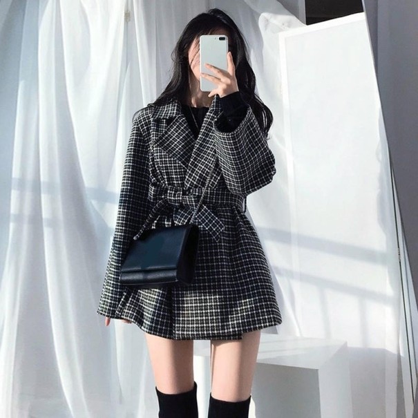 Palton de dama P2298 negru L
