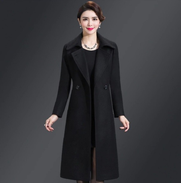 Palton de dama P2516 negru S