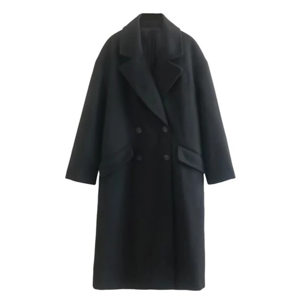 Palton de iarnă de damă V151 negru XS