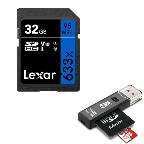 Pamäťová karta SDHC / SDXC s USB čítačkou kariet 32GB