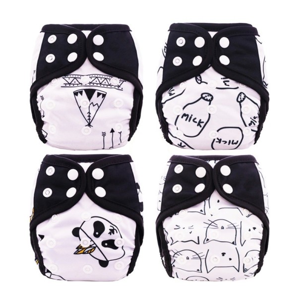 Pañal pantalón con cremalleras 4 uds. 5-15 kg 4