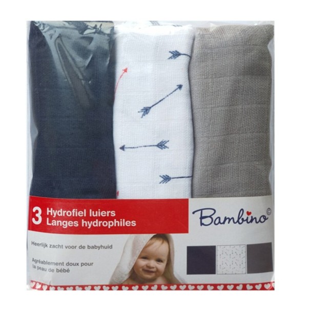 Pañales de algodón para bebé 3 uds. 3