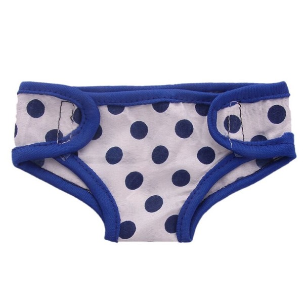 Pañales de lunares para muñeca 5