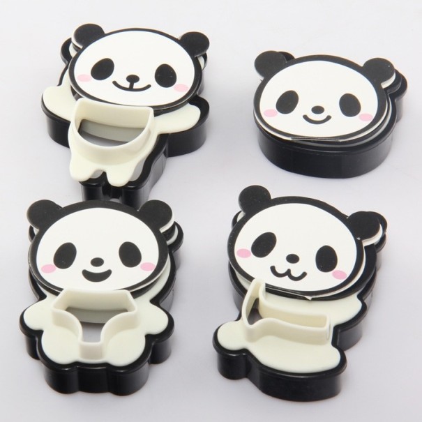 Panda koekjesvormpjes 4 stuks 1