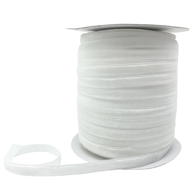 Panglică 6 mm 4,6 m catifea Panglică decorativă moale Panglică decorativă de lux pentru ambalaj cadouri Decorat manual pentru nuntă Creație creativă alb