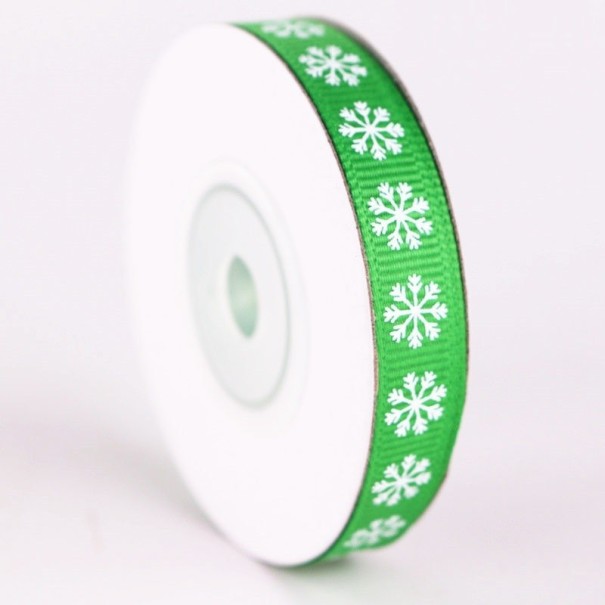 Panglică decorativă de Crăciun verde