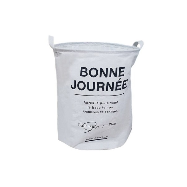 Panier à linge de salle de bain 43 x 33 cm 1