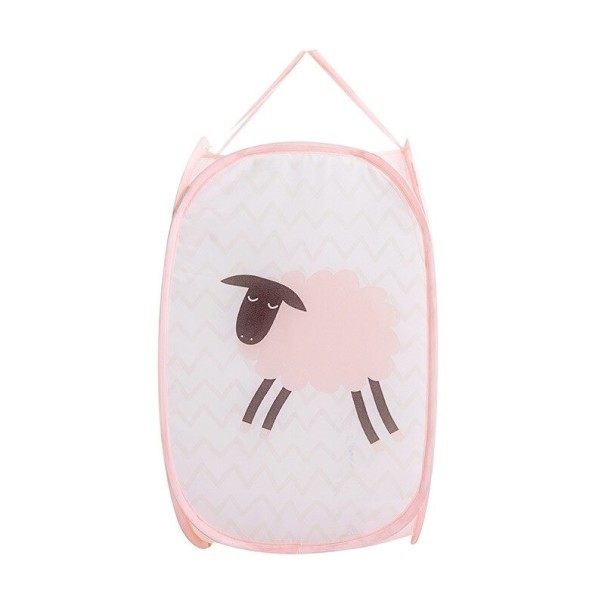 Panier à linge pour enfants J437 rose