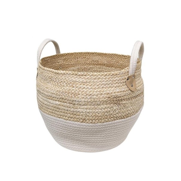 Panier tissé A2821 blanc L