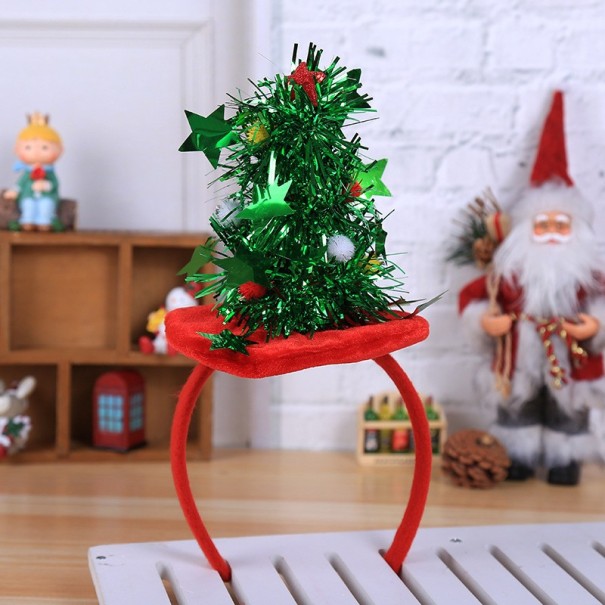 pannband för julgran röd