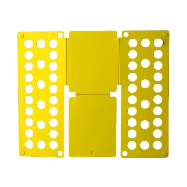 Pannello per piegare i vestiti giallo