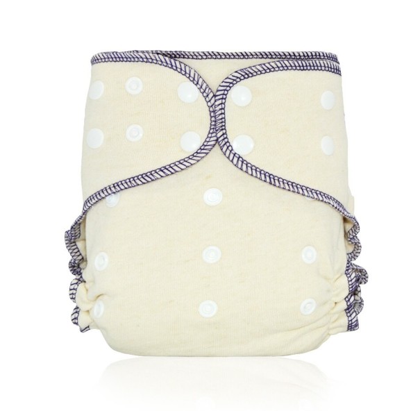 Pannolini di stoffa in fibra di canapa viola