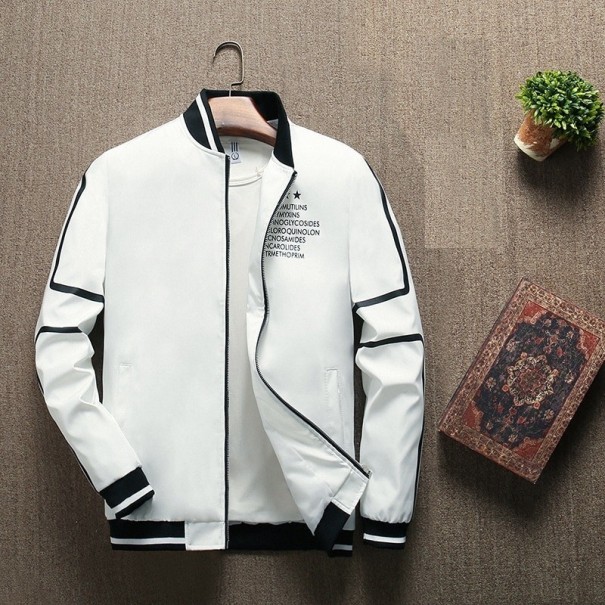 Pánska bomber bunda S82 biela L