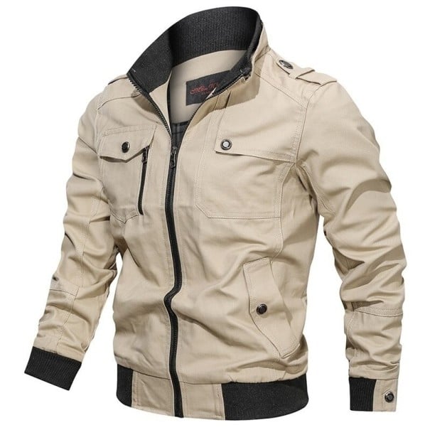 Pánská bunda F1060 khaki M