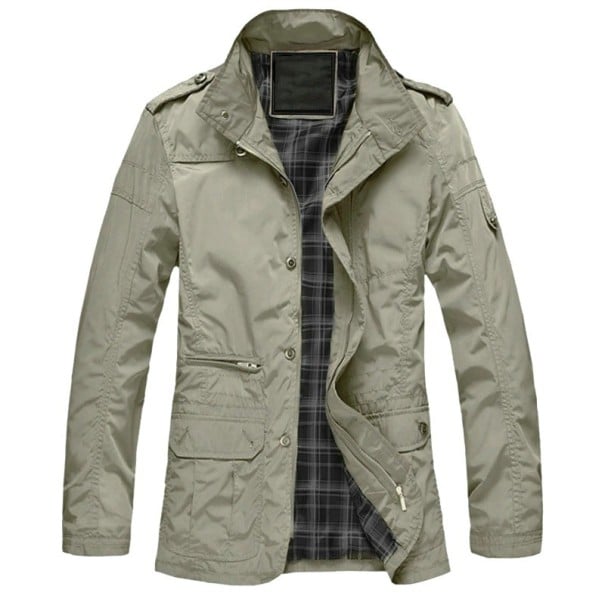 Pánská bunda F1076 khaki XXL