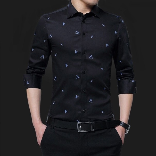 Pánska košeľa F800 čierna XL
