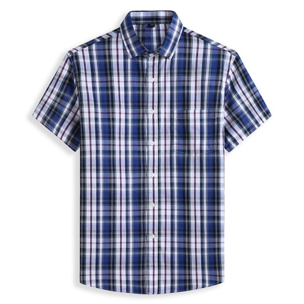 Pánska košeľa s krátkym rukávom F520 4XL 3