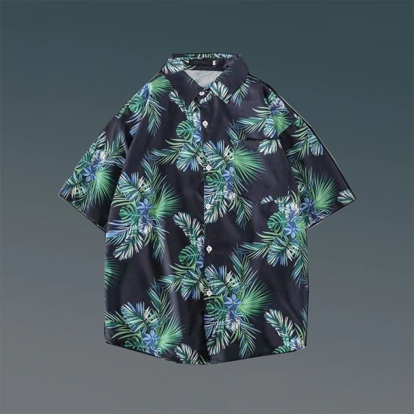 Pánska košeľa s krátkym rukávom F707 L 4