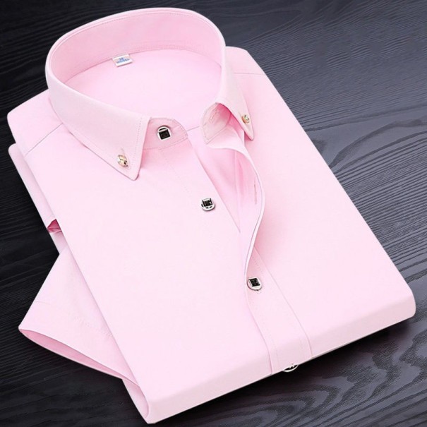 Pánská košile F431 růžová S