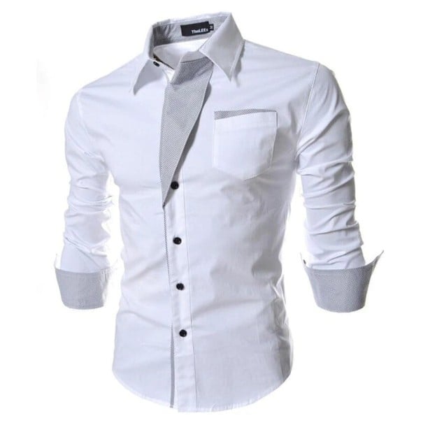 Pánská košile F466 bílá XS