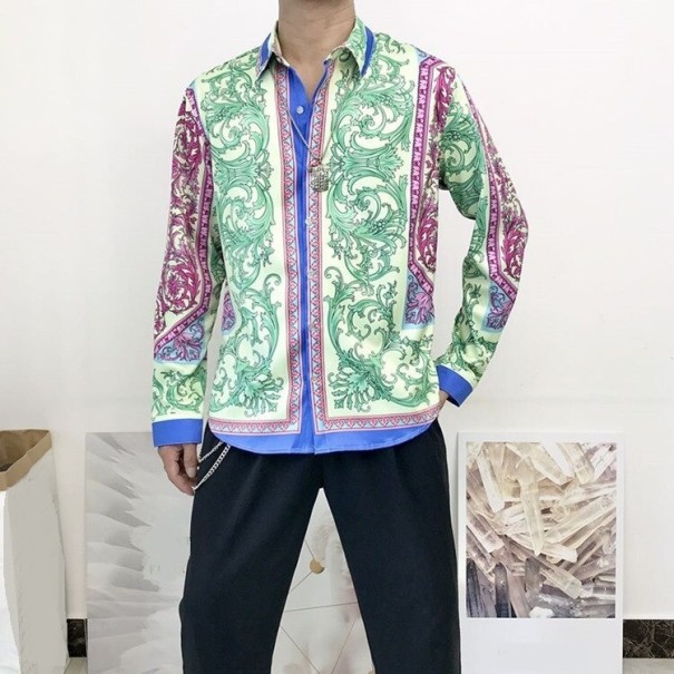 Pánská košile se vzorem F769 M 2