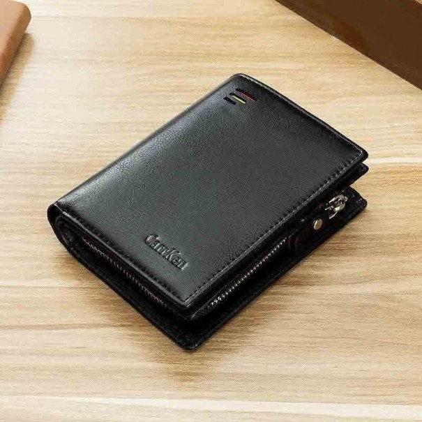 Pánska kožená peňaženka M550 čierna