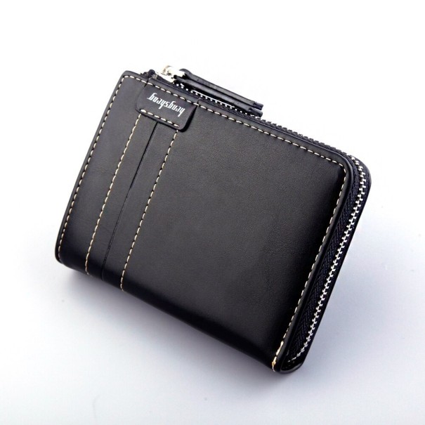 Pánska kožená peňaženka M607 čierna