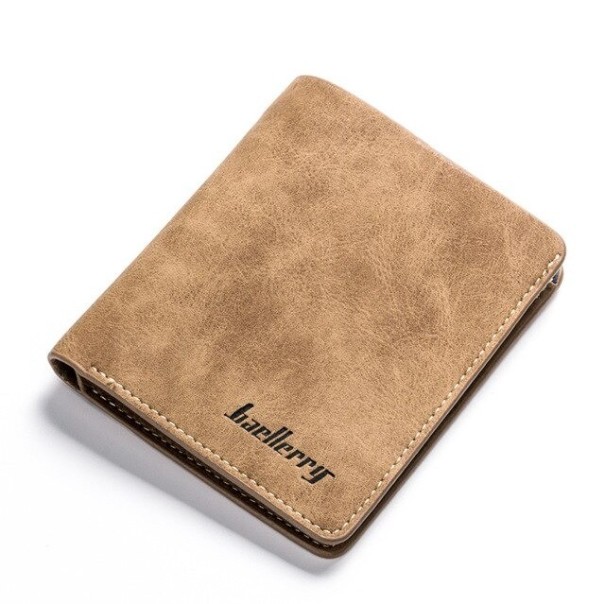 Pánska kožená peňaženka M664 svetlo hnedá 2