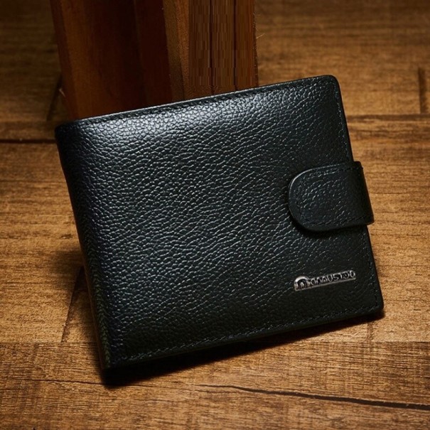Pánská kožená peněženka M463 černá