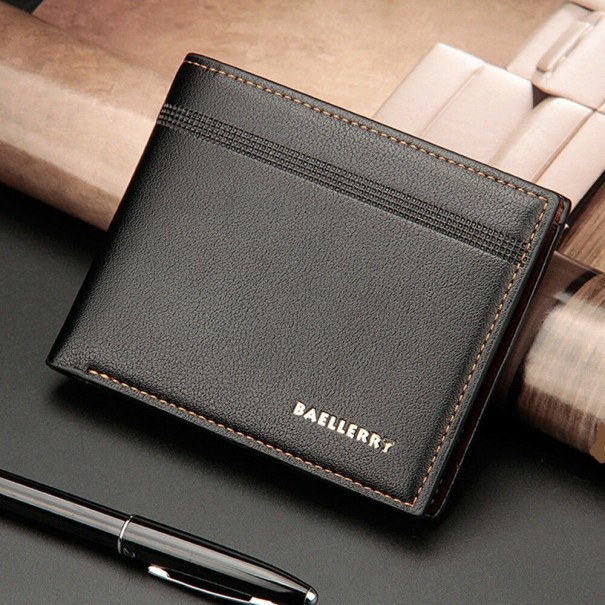 Pánská kožená peněženka M546 černá