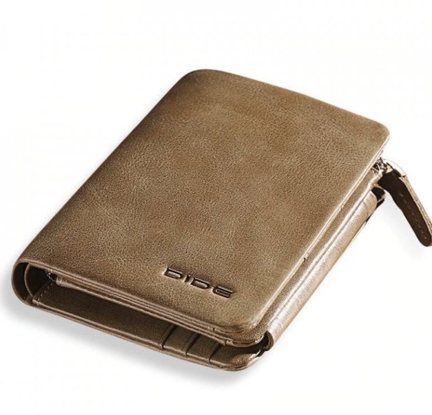 Pánská kožená peněženka M671 hnědá