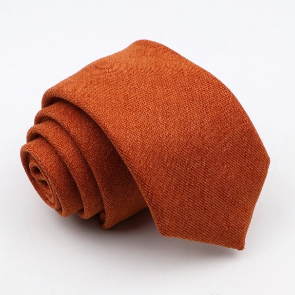 Pánska kravata T1225 oranžová