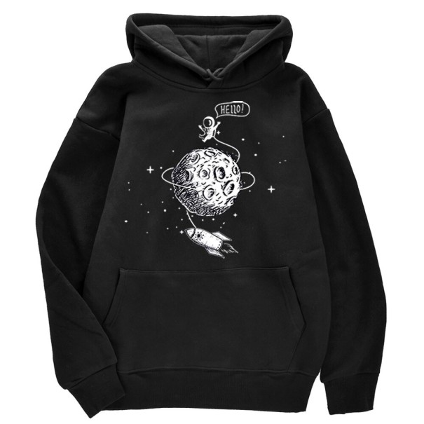 Pánská mikina s astronautem F116 černá S